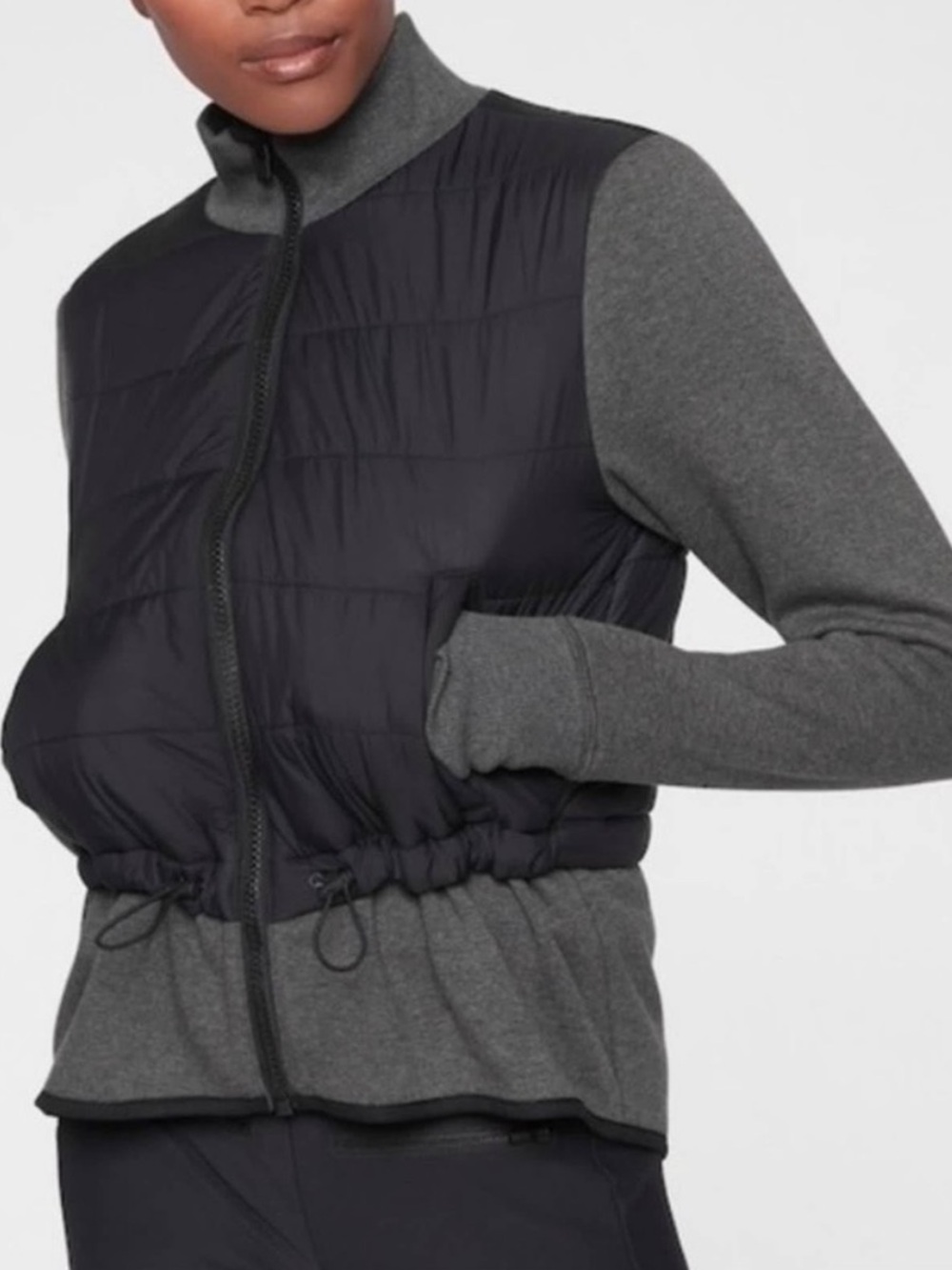 Athleta Fjord Hybrid Prima Soft Puffer Jacket sz XS